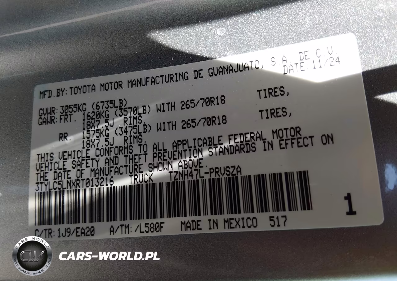 2024 Toyota Tacoma Hybrid Trd Off Road 4Wd VIN:3TYLC5LNXRT013216 - 9