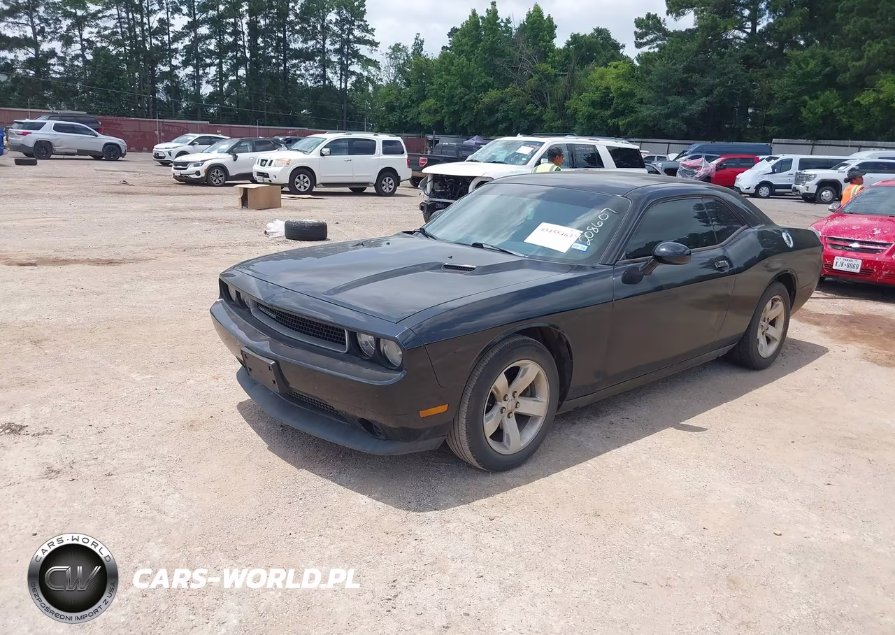 2012 Dodge Challenger Sxt VIN:2C3CDYAG2CH208607 - 2