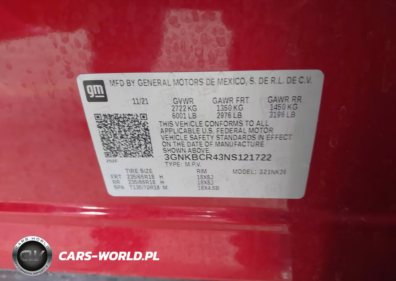2022 Chevrolet Blazer Fwd 2Lt VIN:3GNKBCR43NS121722 - 9