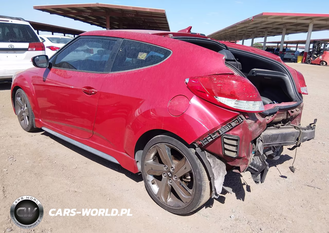 2014 Hyundai Veloster Turbo W-Black VIN:KMHTC6AE1EU208028 - 3