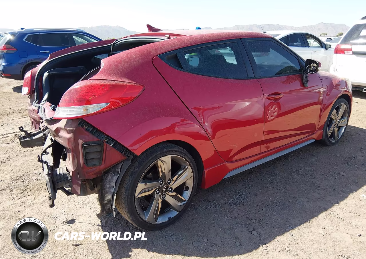 2014 Hyundai Veloster Turbo W-Black VIN:KMHTC6AE1EU208028 - 4