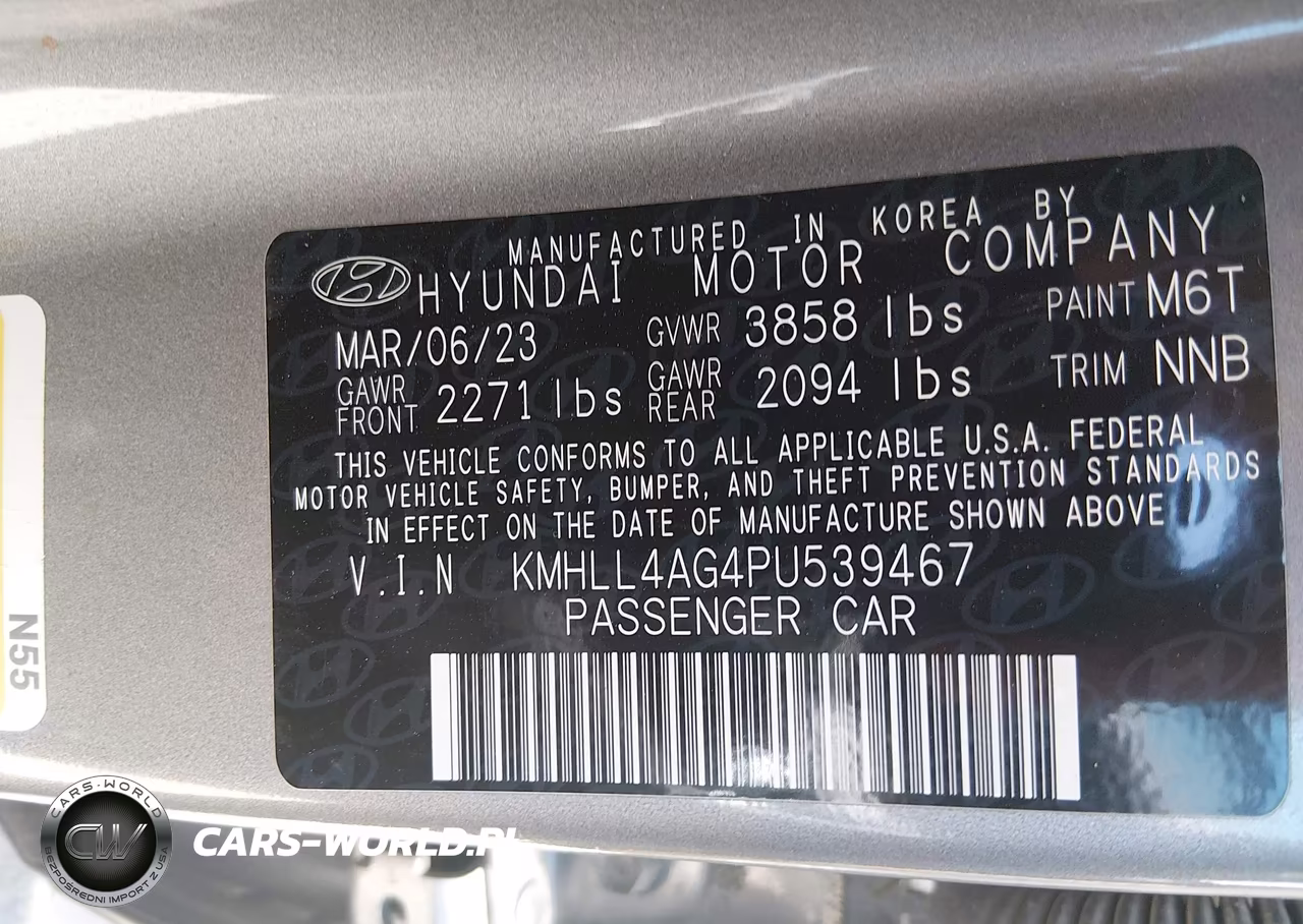 2023 Hyundai Elantra Se VIN:KMHLL4AG4PU539467 - 9
