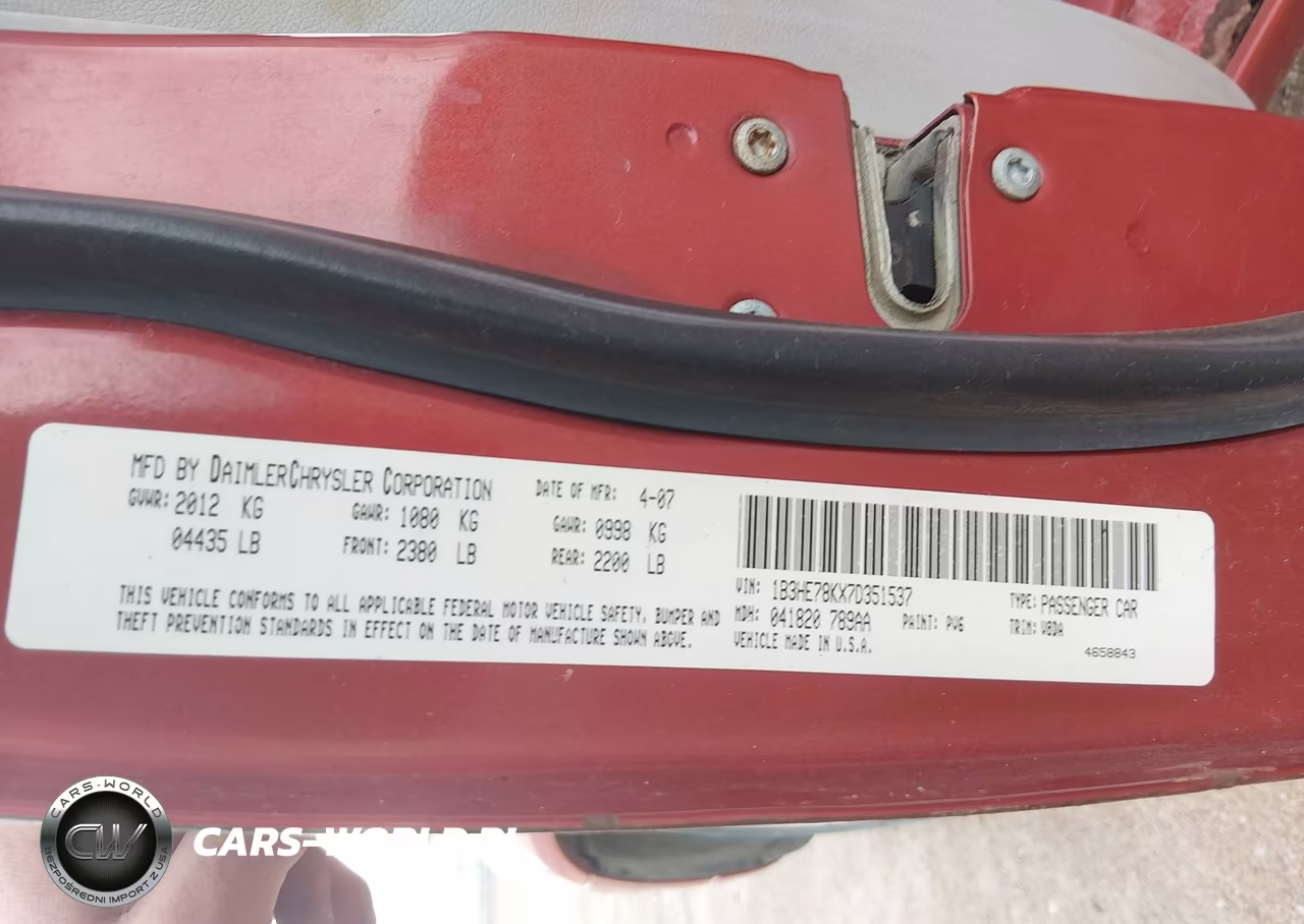 2007 Dodge Caliber R-T VIN:1B3HE78KX7D351537 - 9