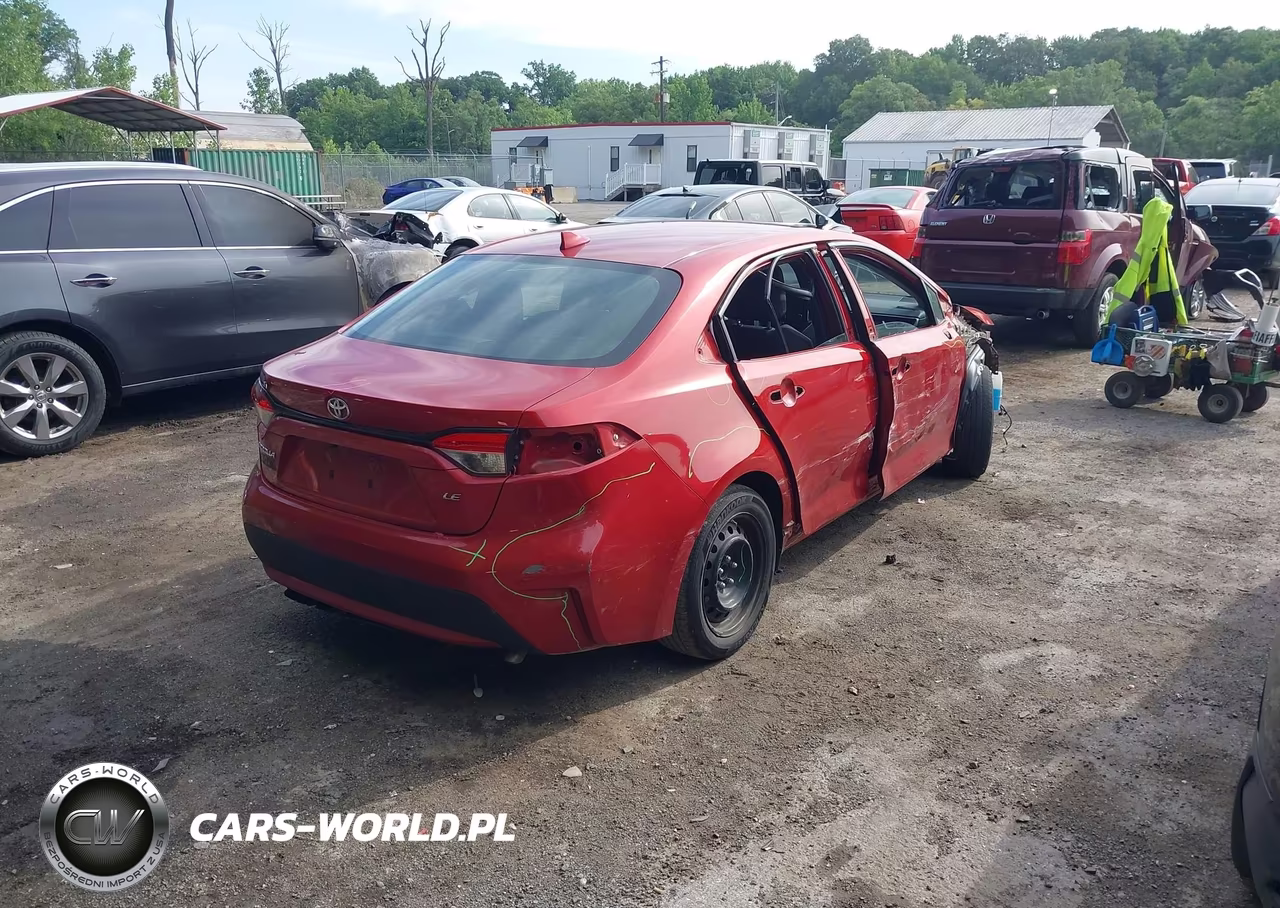 2020 Toyota Corolla Le VIN:5YFEPRAE3LP084325 - 4