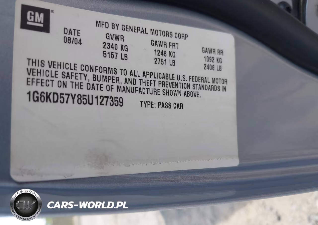 2005 Cadillac Deville VIN:1G6KD57Y85U127359 - 9