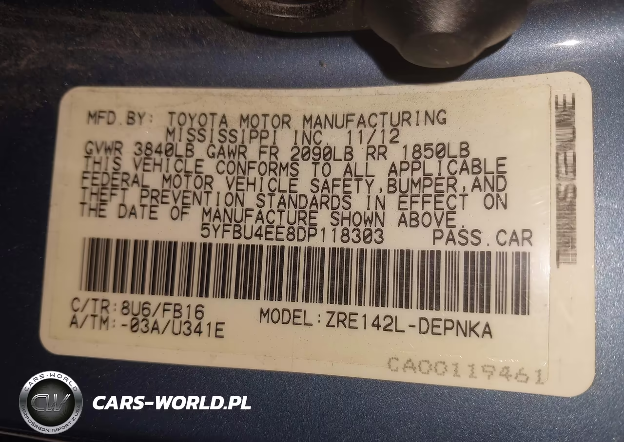2013 Toyota Corolla Le VIN:5YFBU4EE8DP118303 - 9