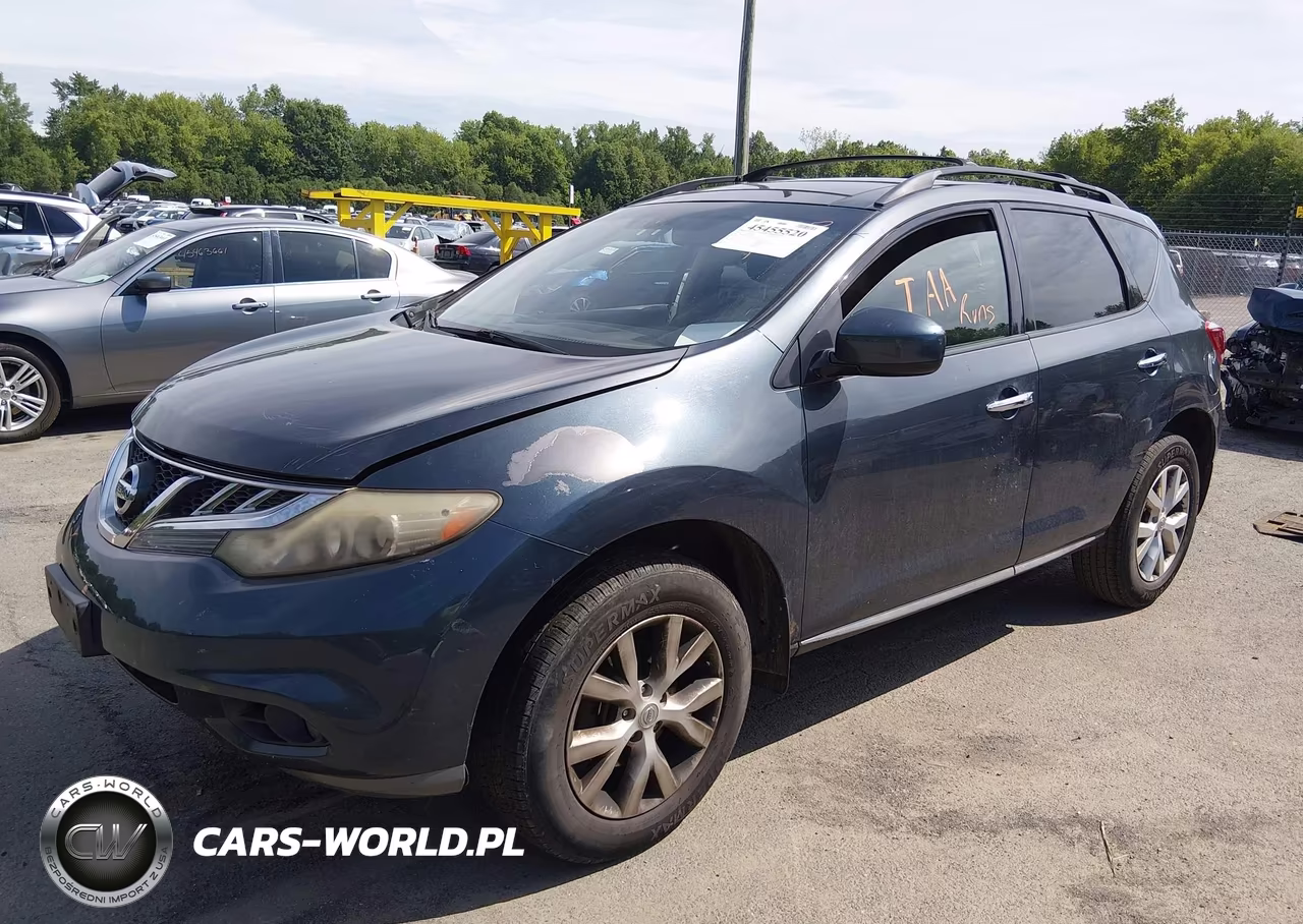 2011 Nissan Murano Sl VIN:JN8AZ1MW8BW183716 - 2