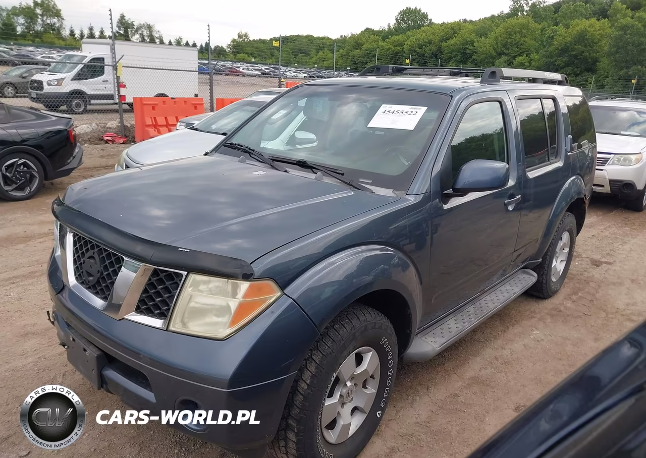 2005 Nissan Pathfinder Se VIN:5N1AR18W95C741645 - 2