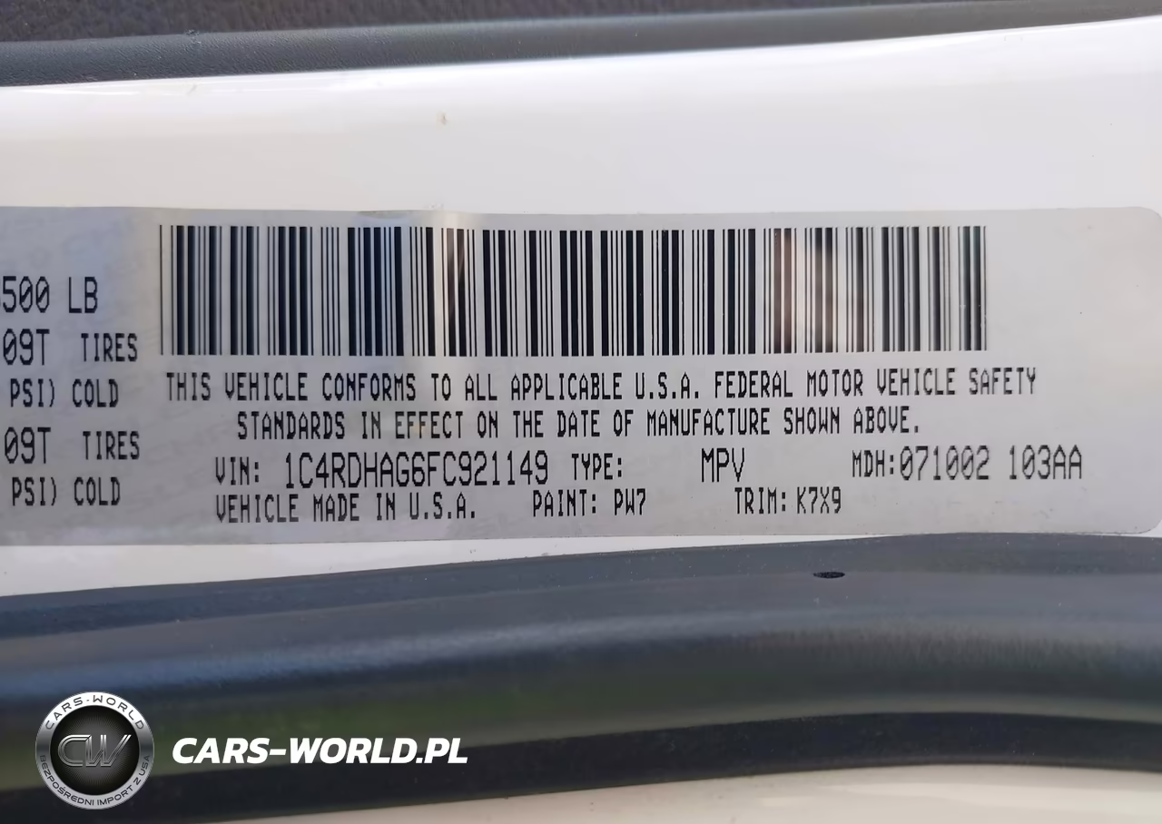 2015 Dodge Durango Sxt VIN:1C4RDHAG6FC921149 - 9