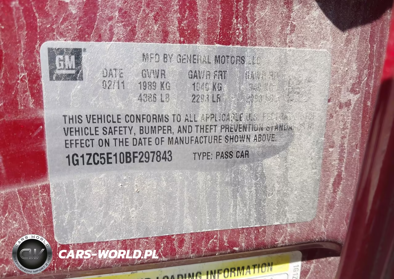 2011 Chevrolet Malibu 1Lt VIN:1G1ZC5E10BF297843 - 9
