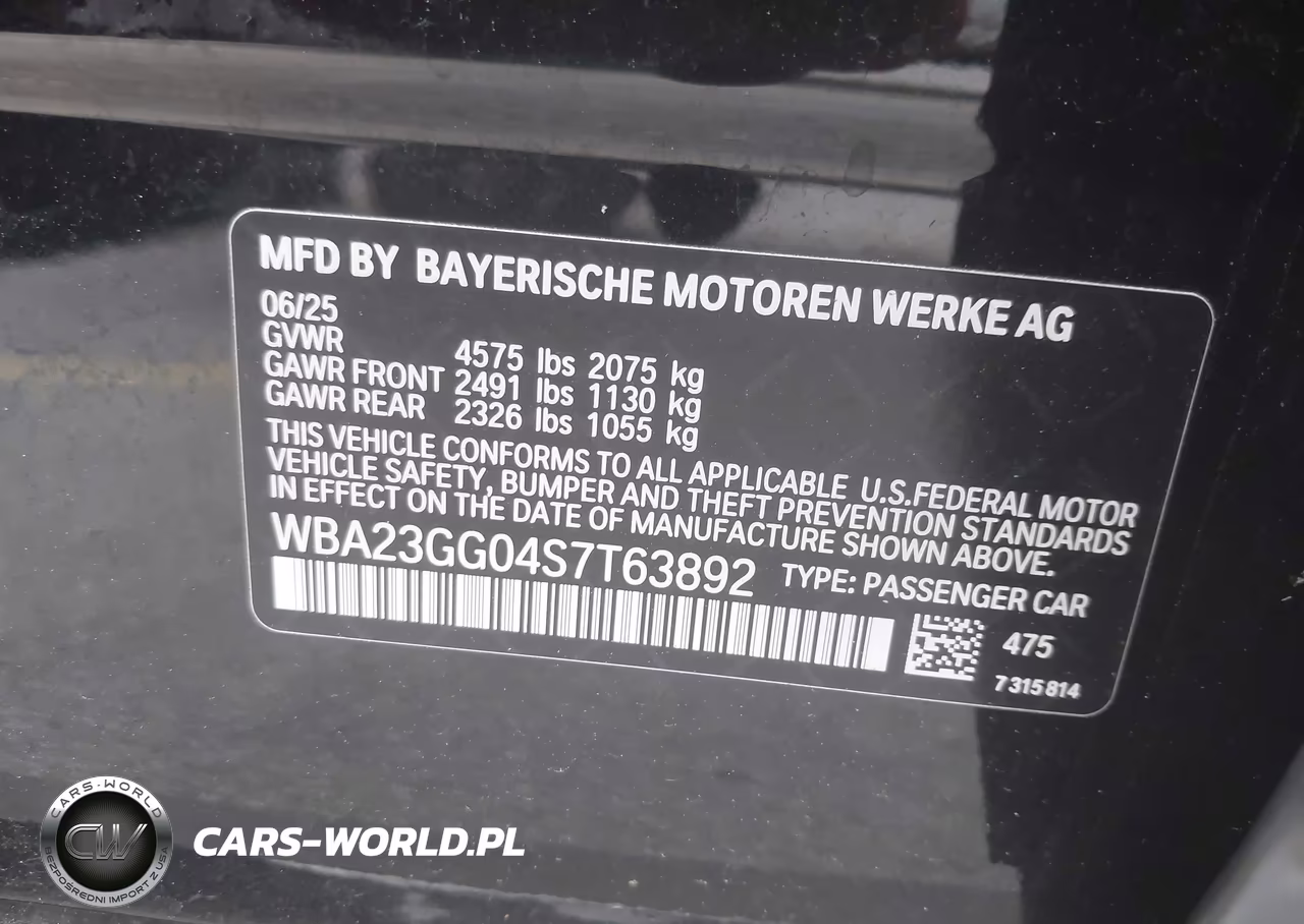 2025 BMW 228 Gran Coupe xDrive VIN:WBA23GG04S7T63892 - 9