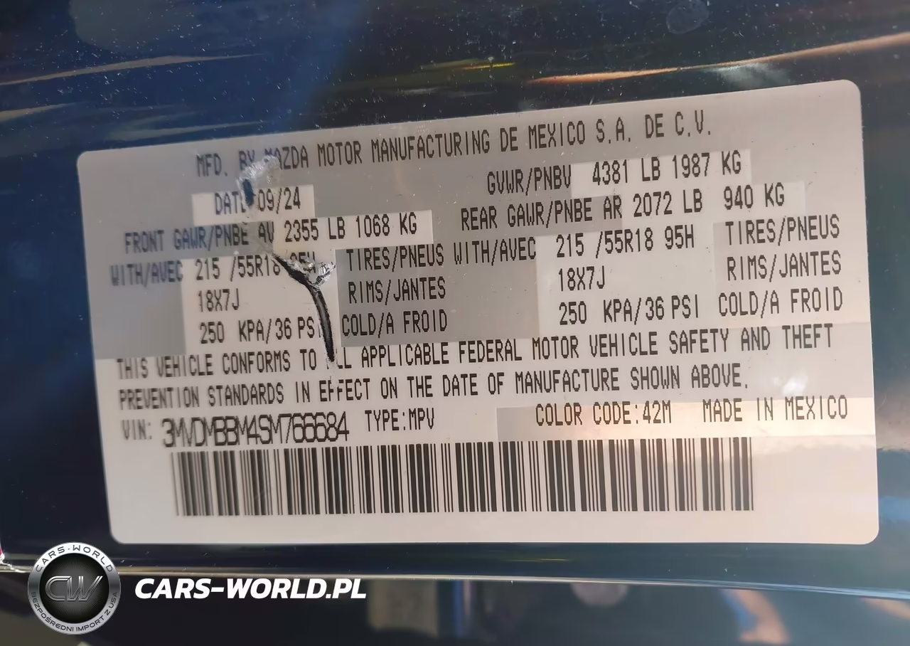 2025 Mazda Cx-30 2.5 S Select Sport VIN:3MVDMBBM4SM766684 - 9