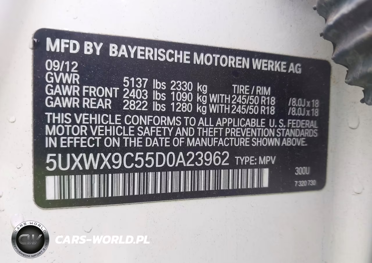 2013 BMW X3 xDrive28I VIN:5UXWX9C55D0A23962 - 9