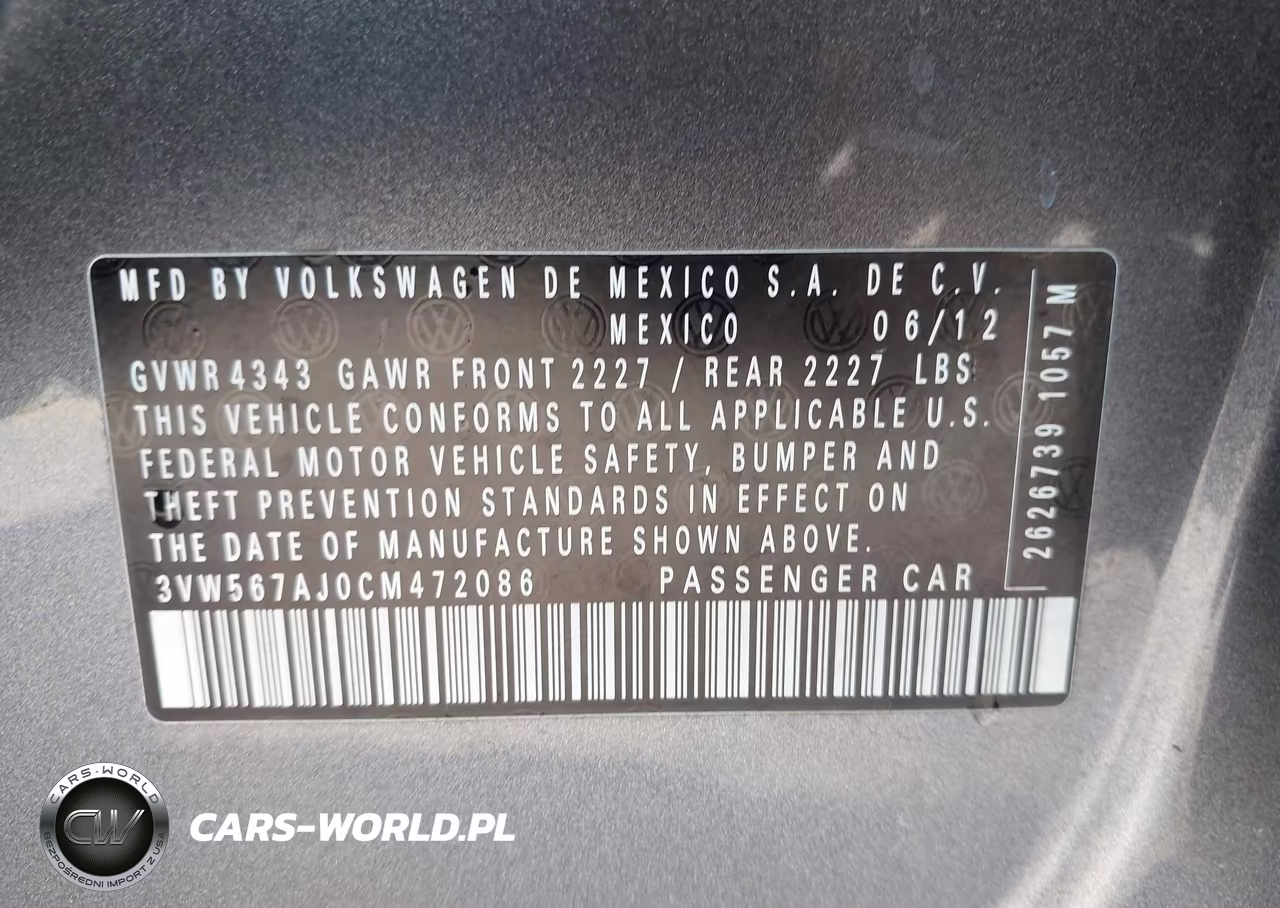 2012 Volkswagen Jetta Gli Autobahn VIN:3VW567AJ0CM472086 - 9