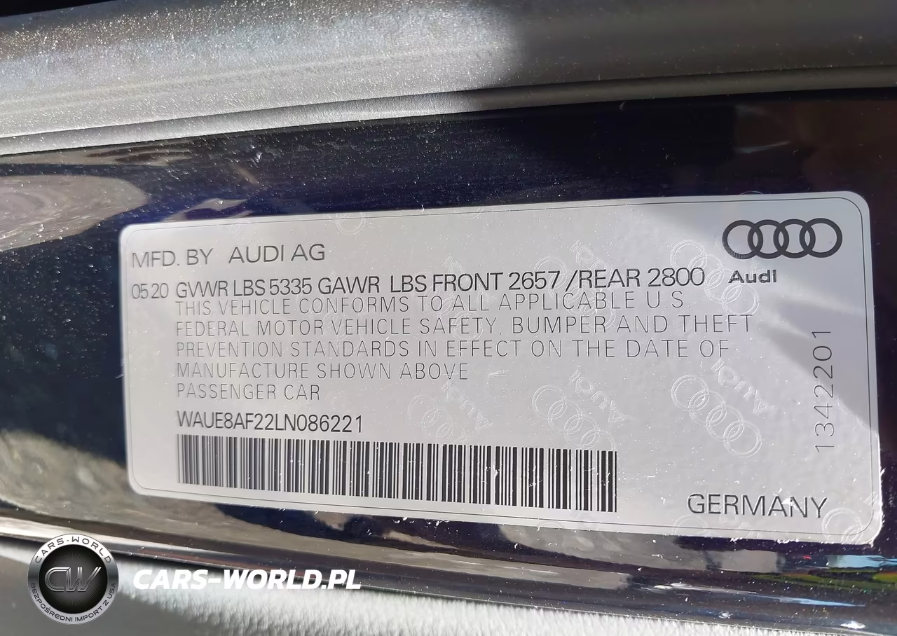 2020 Audi A6 Premium Plus 45 Tfsi Quattro S Tronic VIN:WAUE8AF22LN086221 - 9