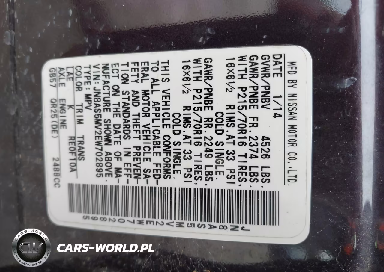 2014 Nissan Rogue Select S VIN:JN8AS5MV2EW702895 - 9