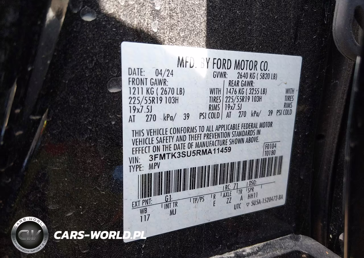 2024 Ford Mustang Mach-E Premium VIN:3FMTK3SU5RMA11459 - 9