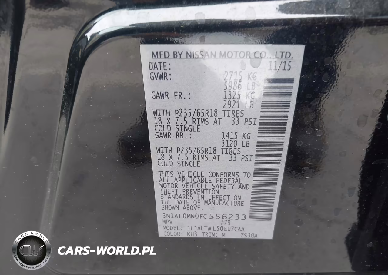 2015 Infiniti Qx60 VIN:5N1AL0MN0FC556233 - 9