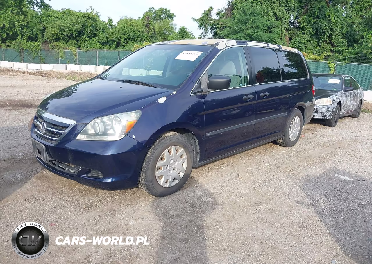 2007 Honda Odyssey Lx VIN:5FNRL38277B044935 - 2