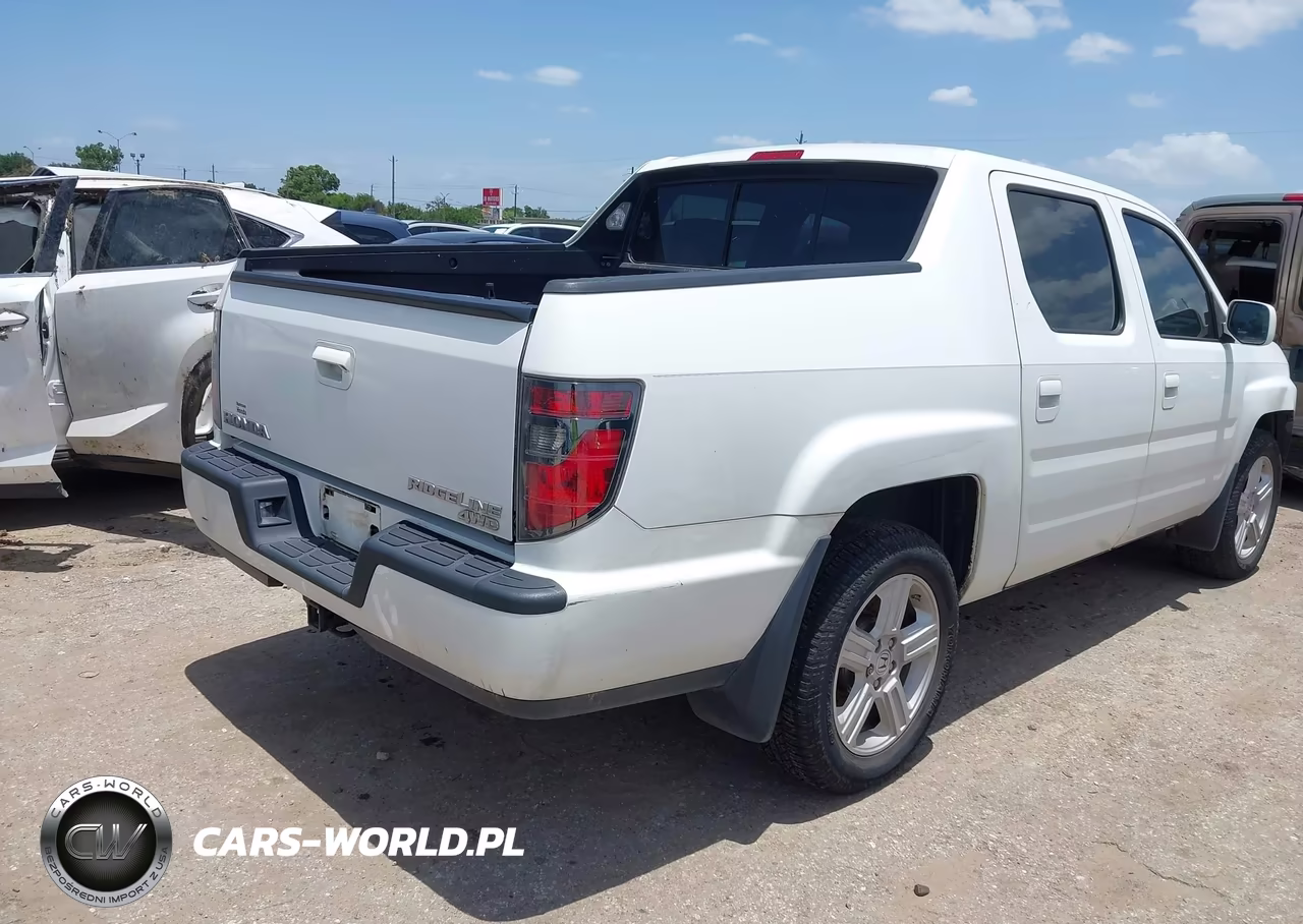 2014 Honda Ridgeline Rtl VIN:5FPYK1F54EB005935 - 4