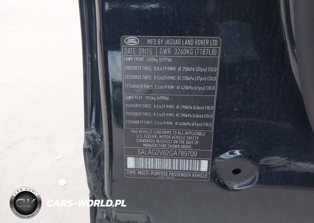 2016 Land Rover Lr4 VIN:SALAG2V62GA789709 - 9