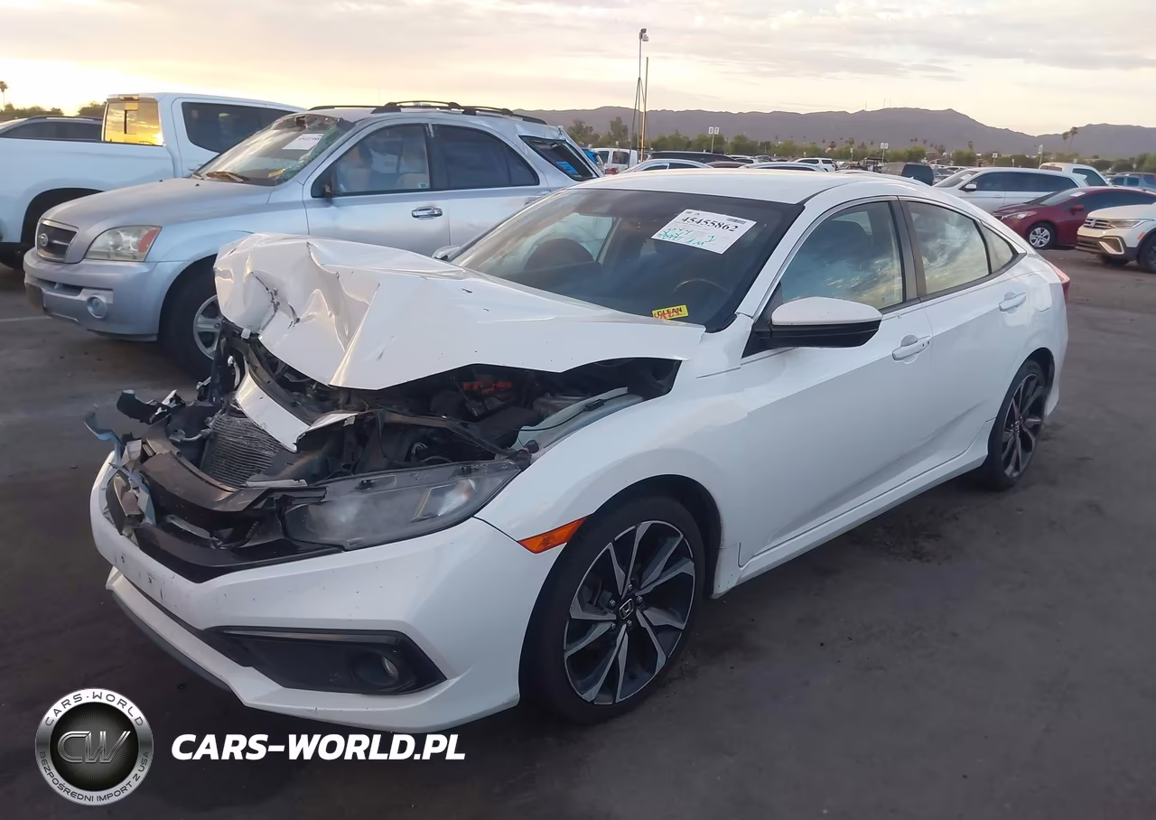 2019 Honda Civic Sport VIN:2HGFC2F81KH553881 - 2