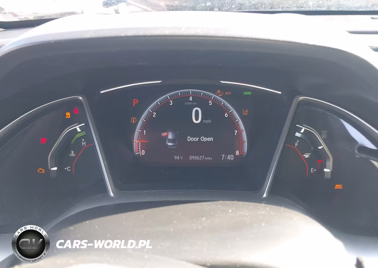 2019 Honda Civic Sport VIN:2HGFC2F81KH553881 - 7