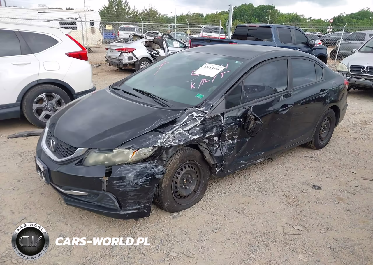 2014 Honda Civic Lx VIN:19XFB2F56EE075481 - 2