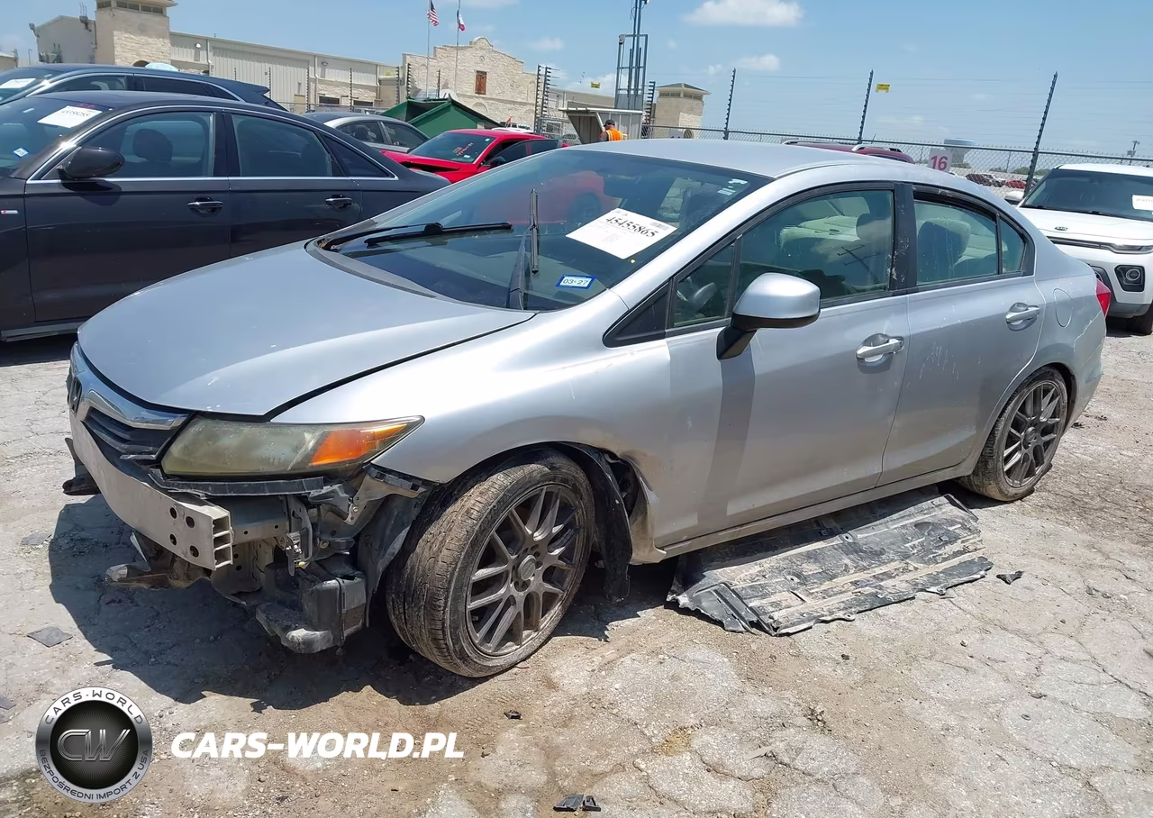 2012 Honda Civic Lx VIN:19XFB2F55CE084783 - 2