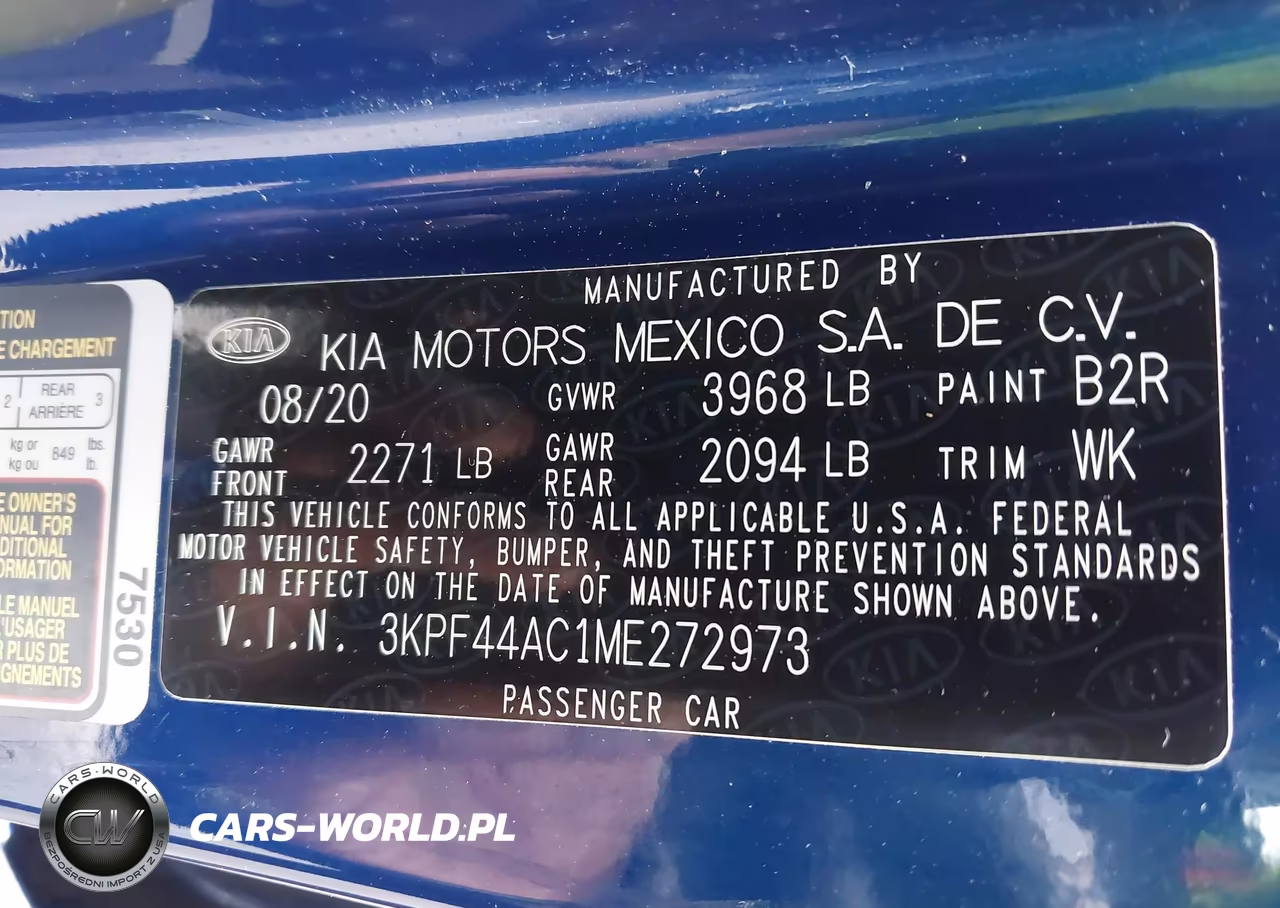 2021 Kia Forte Gt VIN:3KPF44AC1ME272973 - 9
