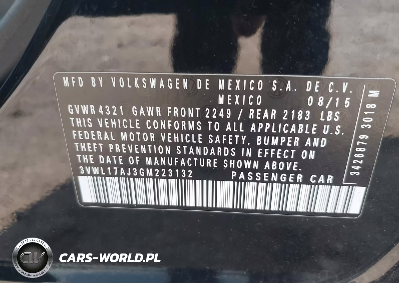 2016 Volkswagen Jetta 1.8T Sel VIN:3VWL17AJ3GM223132 - 9