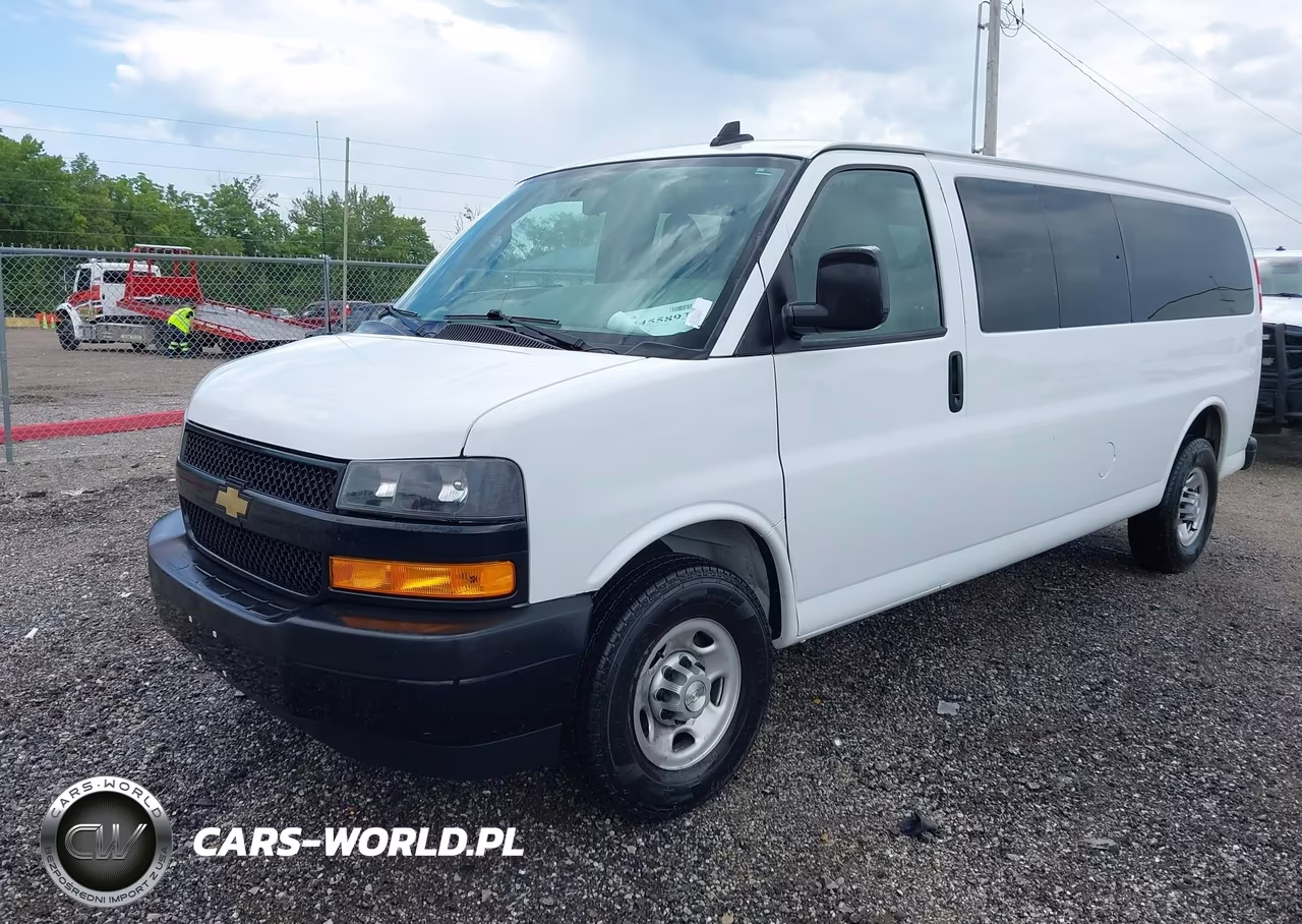 2021 Chevrolet Express Passenger Rwd 3500 Extended Wheelbase Ls VIN:1GAZGNFP7M1155402 - 2