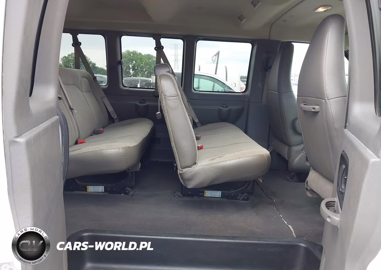 2021 Chevrolet Express Passenger Rwd 3500 Extended Wheelbase Ls VIN:1GAZGNFP7M1155402 - 8