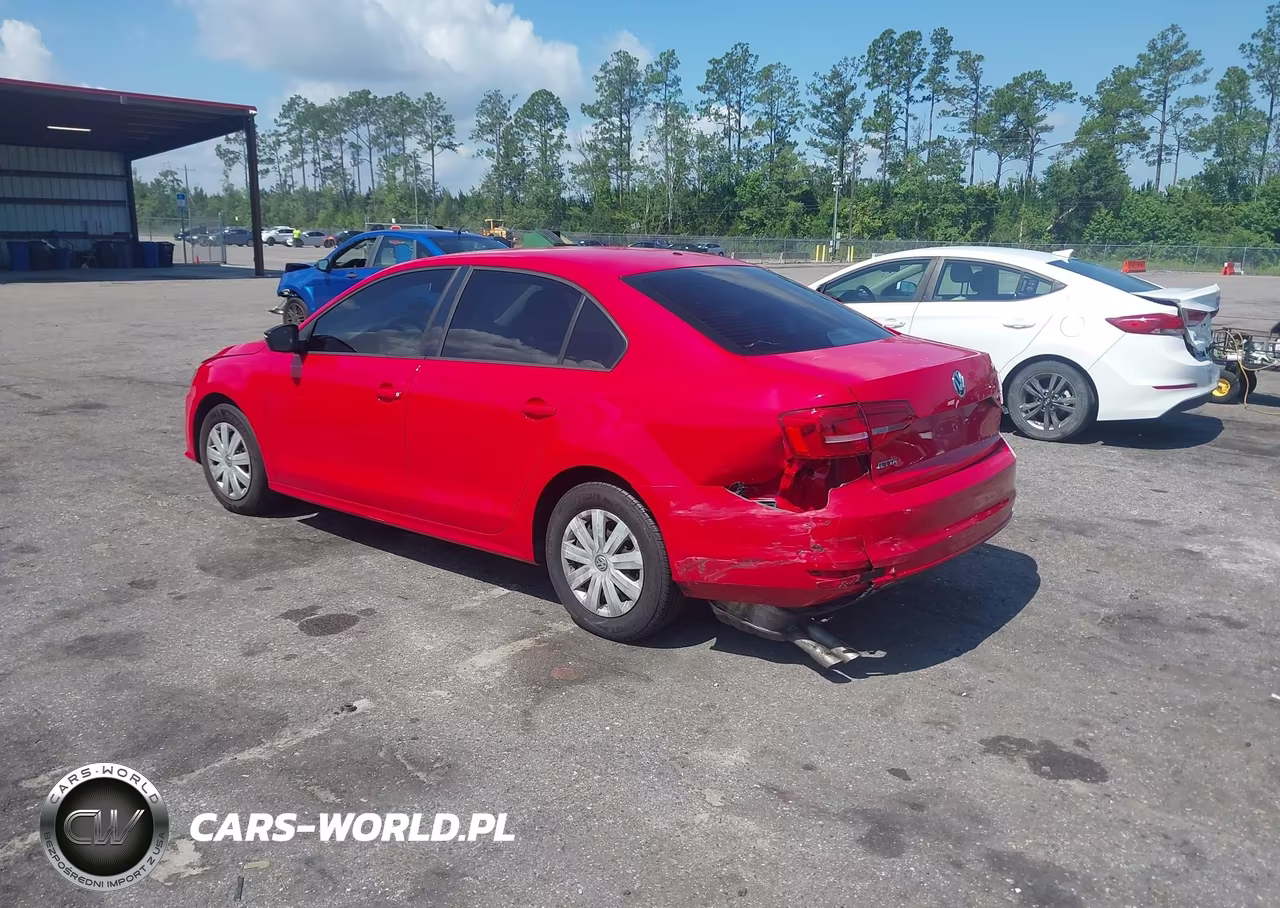 2015 Volkswagen Jetta 2.0L S VIN:3VW2K7AJ9FM343668 - 3