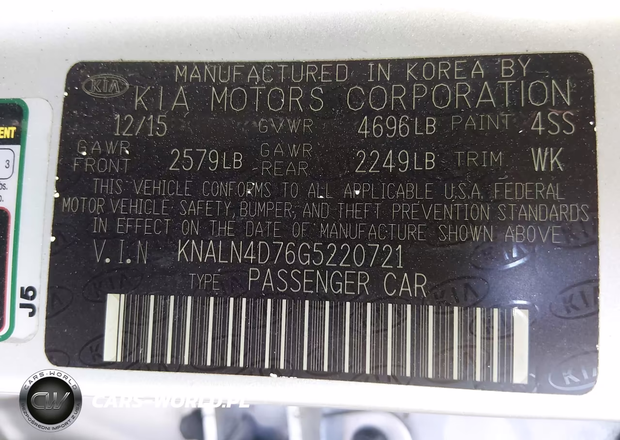 2016 Kia Cadenza Premium VIN:KNALN4D76G5220721 - 9
