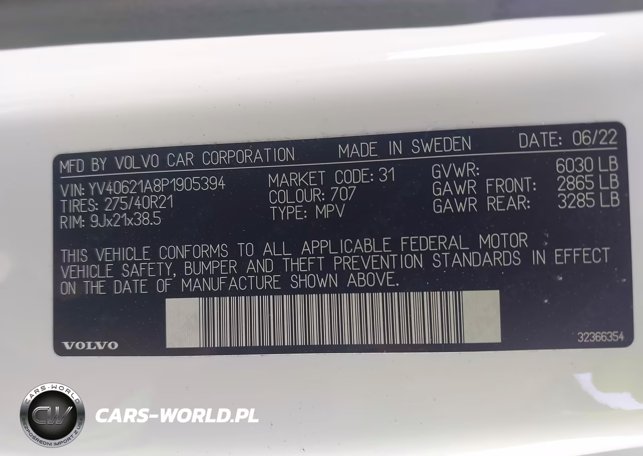 2023 Volvo Xc90 B6 Ultimate 6-Seater VIN:YV40621A8P1905394 - 9