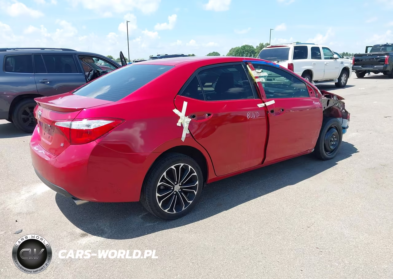 2015 Toyota Corolla S Plus VIN:2T1BURHE2FC451446 - 4