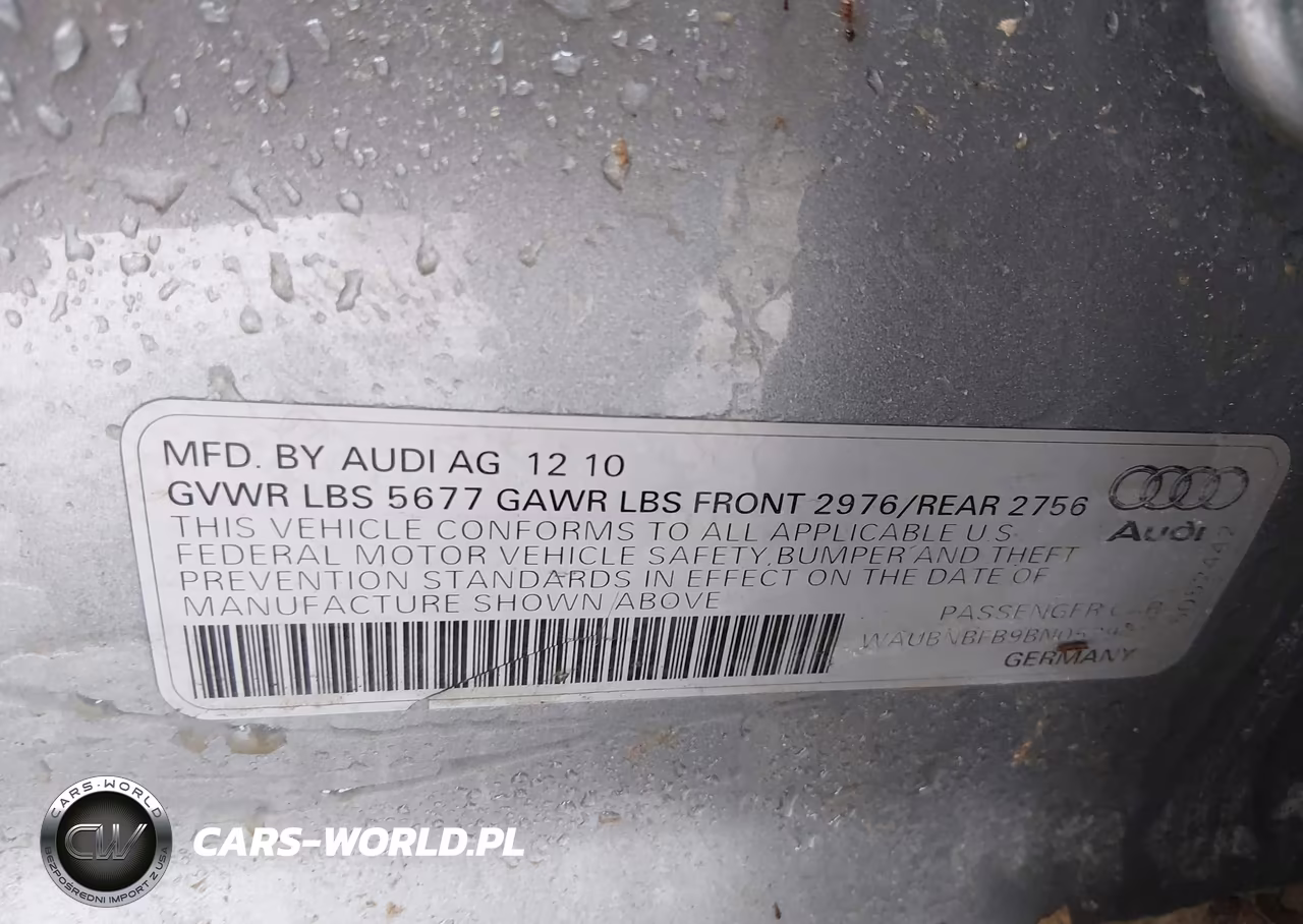 2011 Audi S6 5.2 Prestige VIN:WAUBNBFB9BN052941 - 9