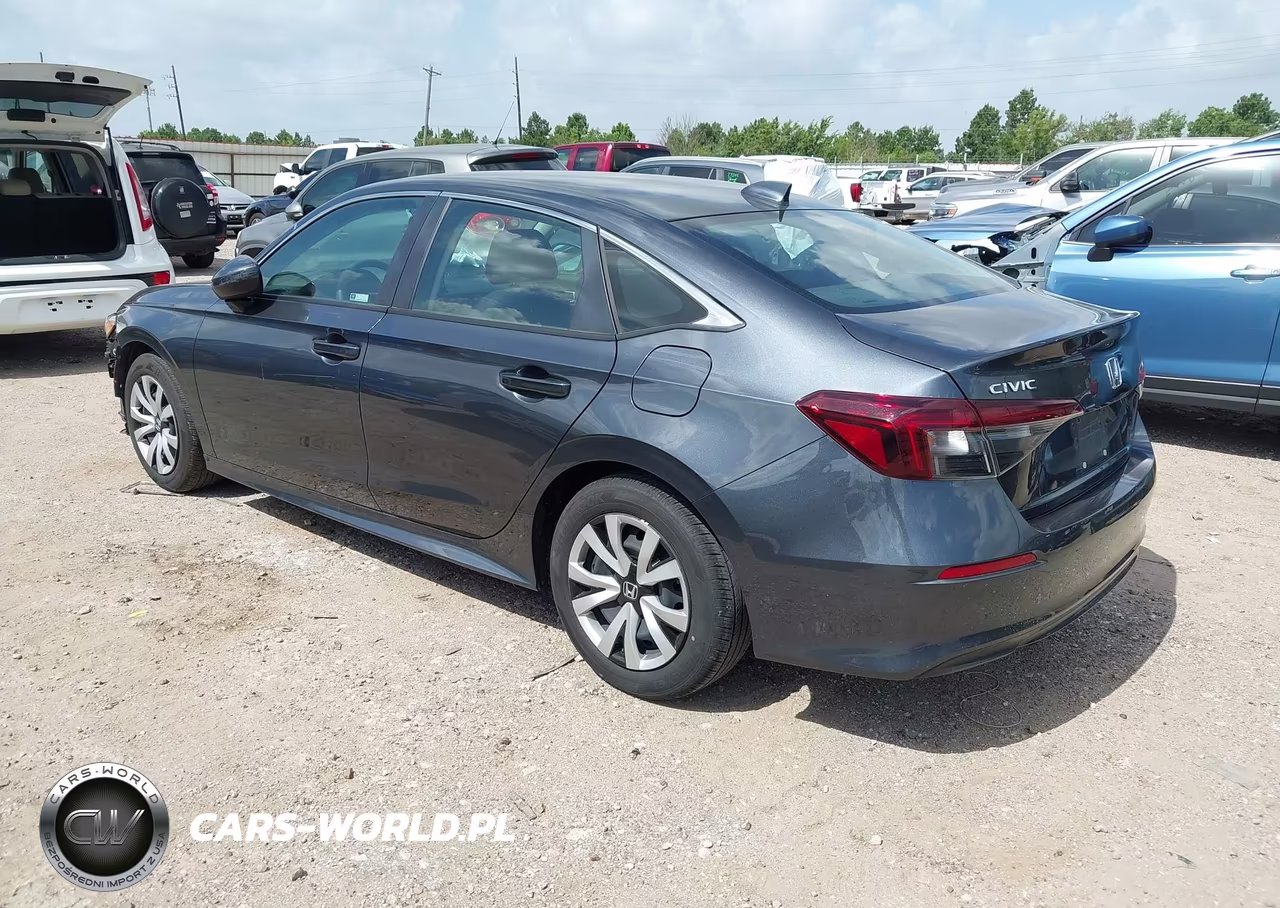 2025 Honda Civic Lx VIN:2HGFE2F29SH603674 - 3