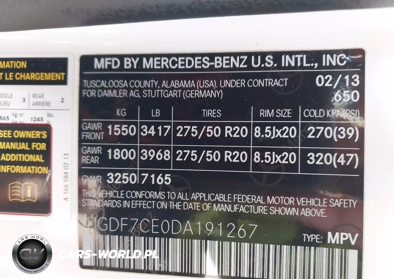 2013 Mercedes-Benz Gl 450 4Matic VIN:4JGDF7CE0DA191267 - 9