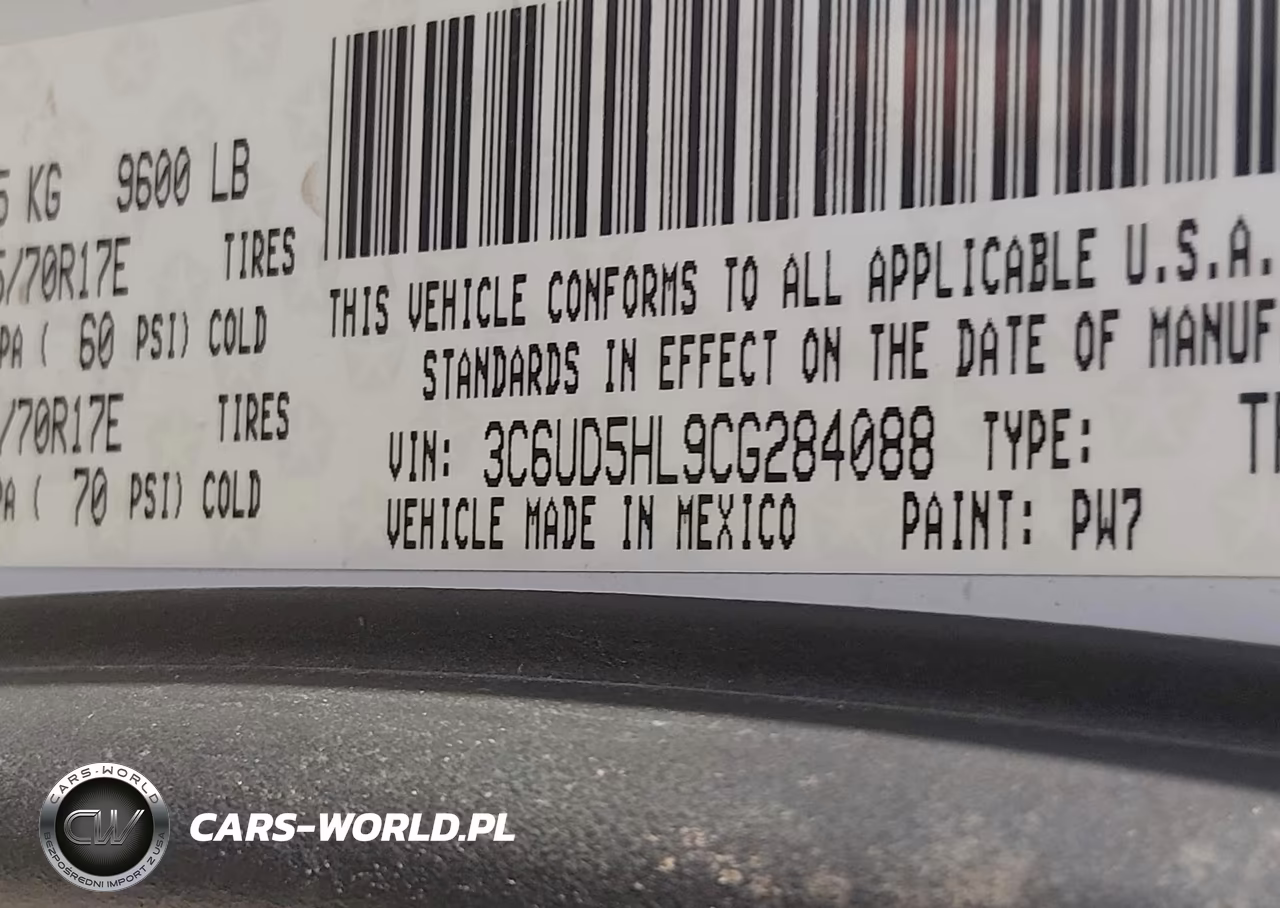 2012 Ram 2500 St VIN:3C6UD5HL9CG284088 - 9