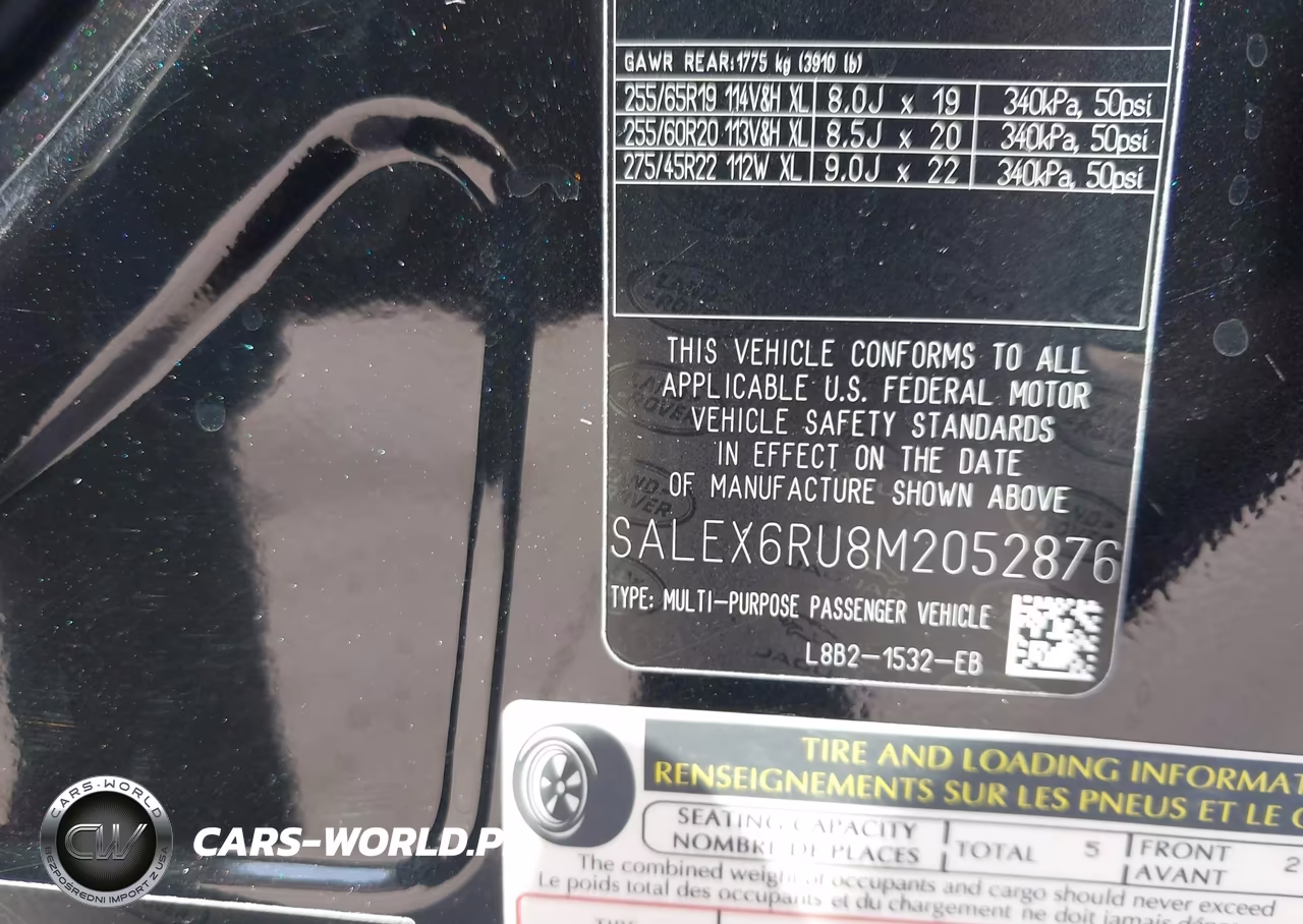2021 Land Rover Defender 90 X VIN:SALEX6RU8M2052876 - 9