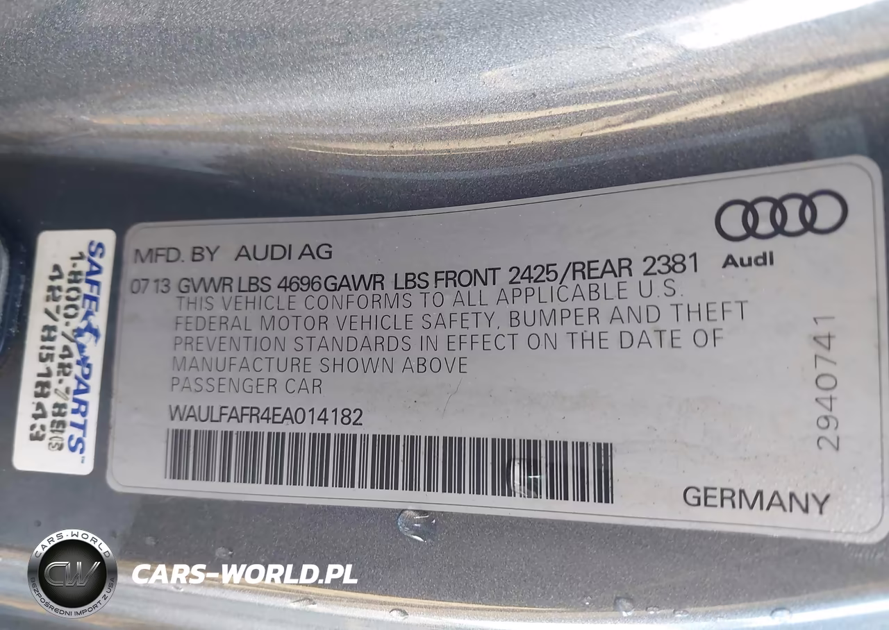2014 Audi A5 2.0T Premium VIN:WAULFAFR4EA014182 - 9