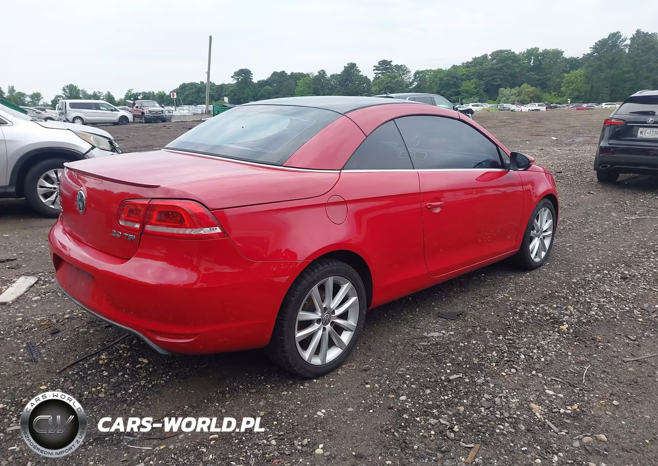 2012 Volkswagen Eos Komfort VIN:WVWBW7AH8CV017334 - 4