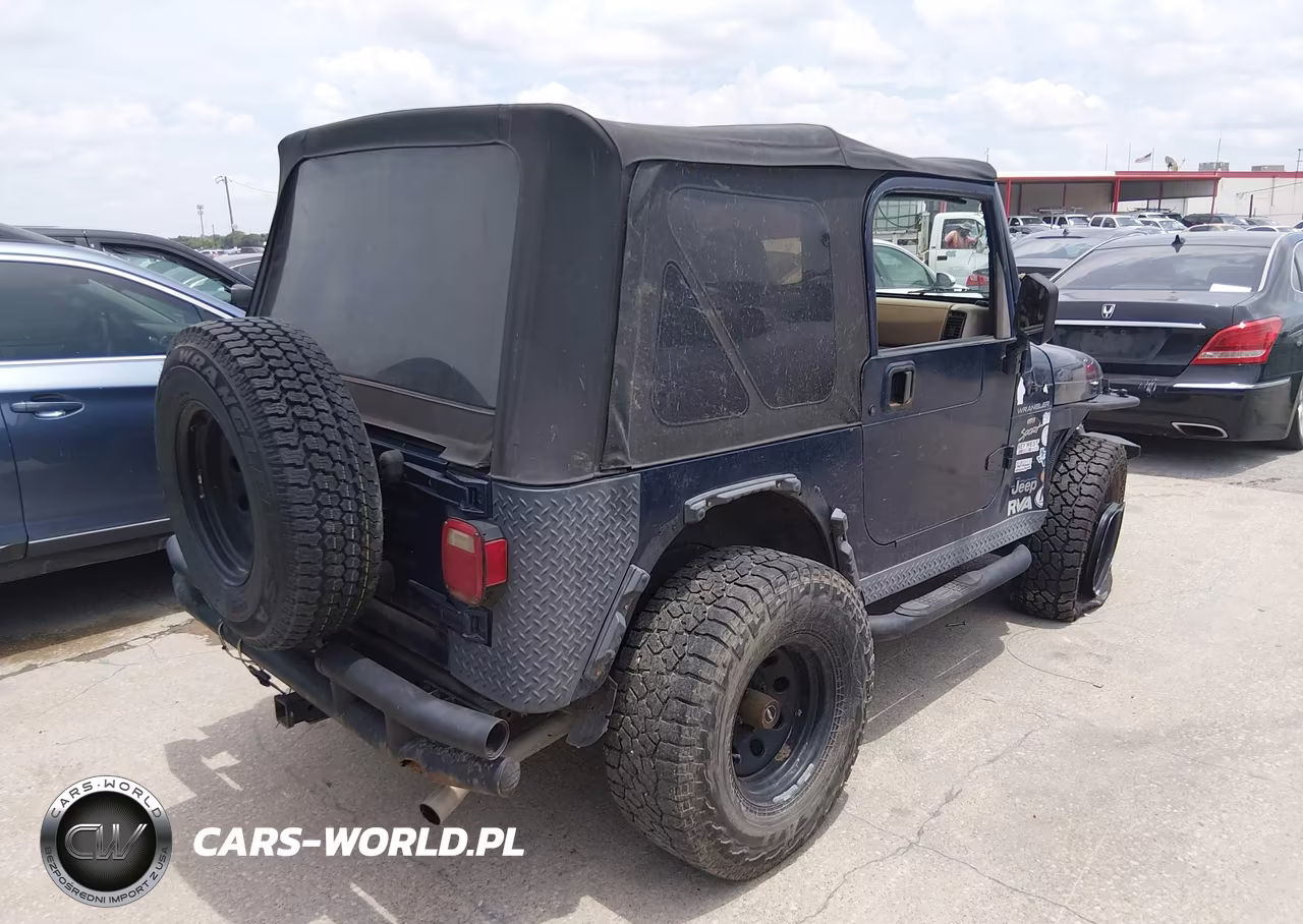 2002 Jeep Wrangler Sport VIN:1J4FA49S92P756448 - 4