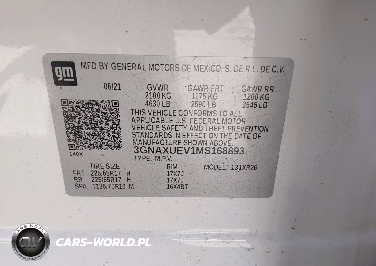 2021 Chevrolet Equinox Awd Lt VIN:3GNAXUEV1MS168893 - 9