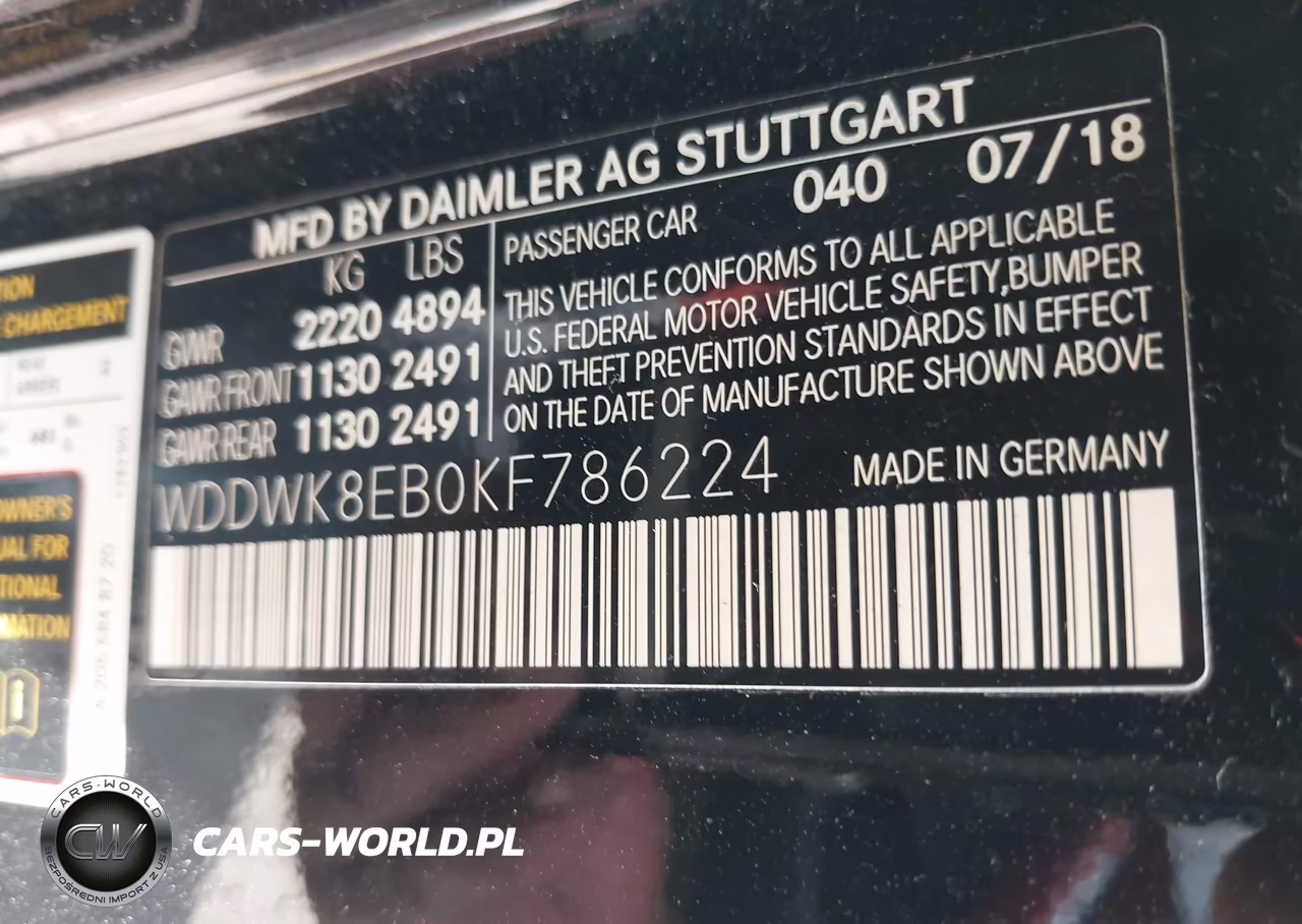 2019 Mercedes-Benz C 300 4Matic VIN:WDDWK8EB0KF786224 - 9