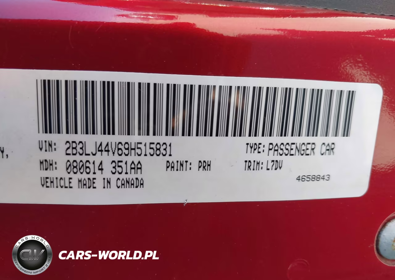 2009 Dodge Challenger Se VIN:2B3LJ44V69H515831 - 9