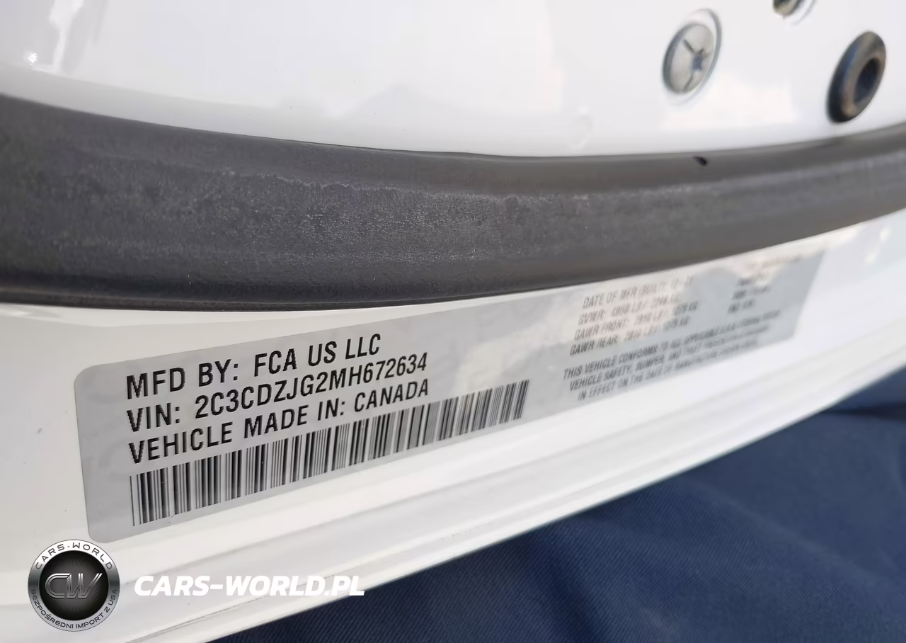 2021 Dodge Challenger Gt VIN:2C3CDZJG2MH672634 - 9