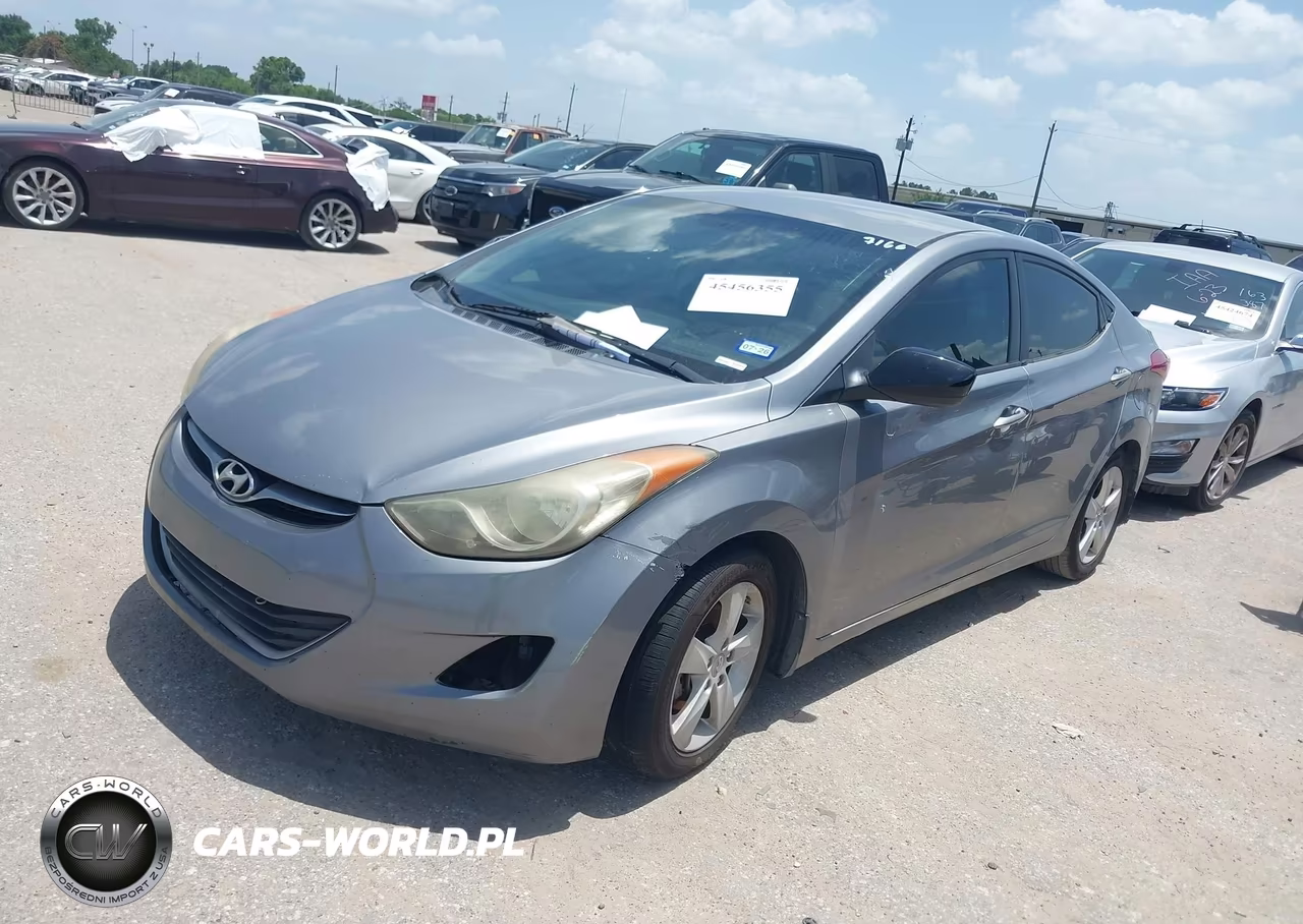 2013 Hyundai Elantra Gls VIN:KMHDH4AE3DU487166 - 2
